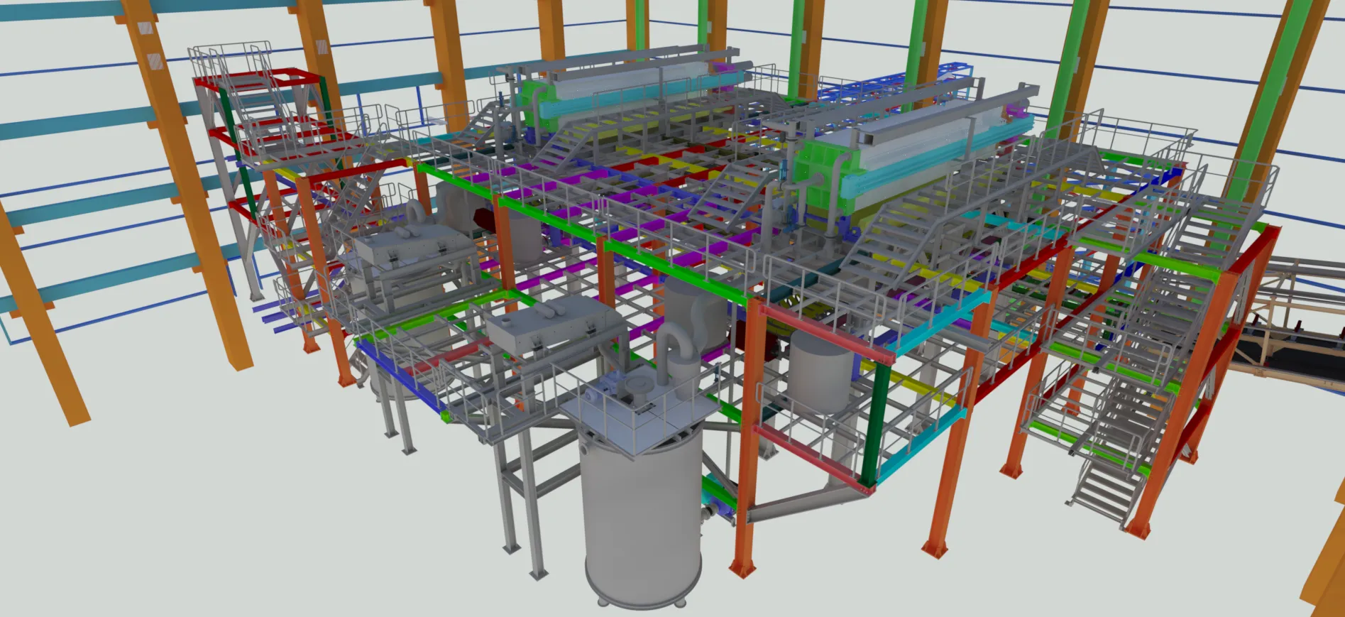 Adıyaman copper concentrate press filter 3D model