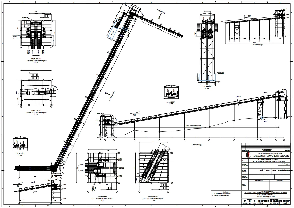 Çayırhan Power Plant Ash & Slag Conveyor Line — image 2