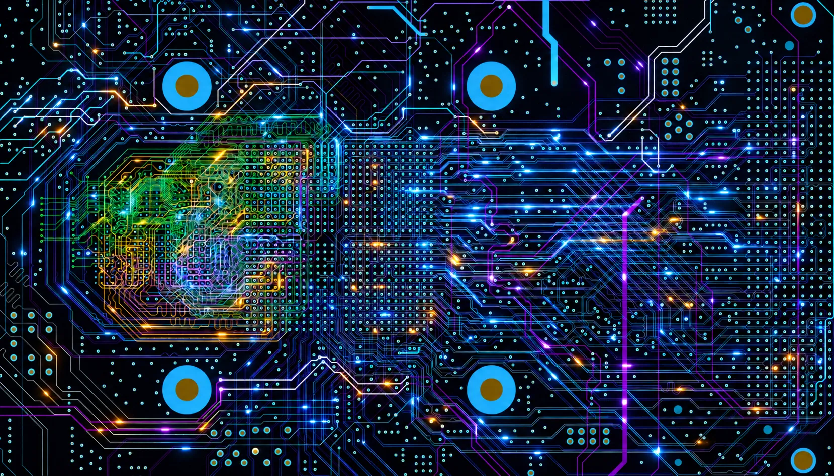 Yüksek yoğunluklu PCB yolları ve sinyal hatları